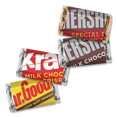 HERSHEYS Miniatures Variety Share Pack, Assorted Chocolates, 10.4 oz Bag, PK3 21490